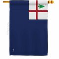 Guarderia 28 x 40 in. Bunker Hill American USA Historic House Flag with Double-Sided Horizontal  Banner GU4061110